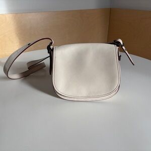 Vintage Coach Cream Saddle Bag SD-20115